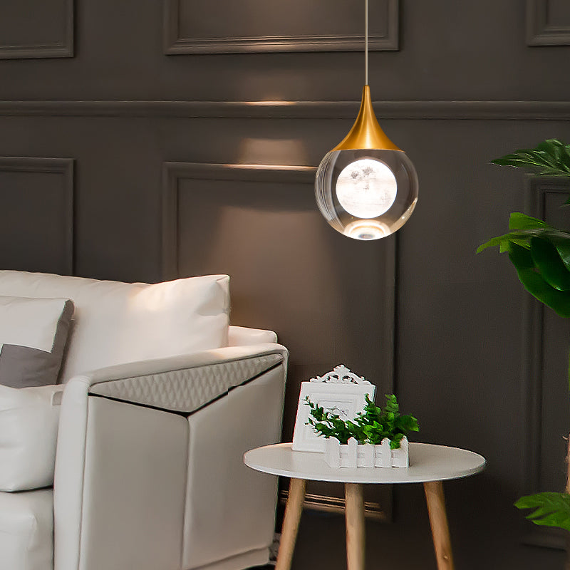 Mini Crystal Plafond Suspension lampe LED moderne LEMPORT DE PROSITIF POUR LA CHAMBRE