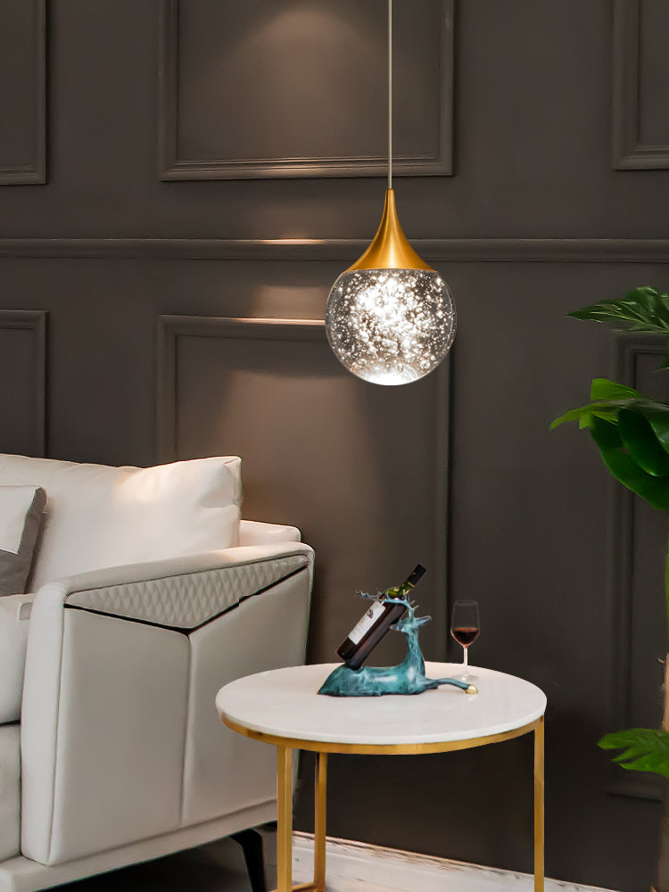 Mini Crystal Plafond Suspension lampe LED moderne LEMPORT DE PROSITIF POUR LA CHAMBRE