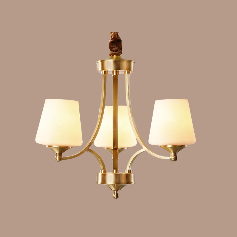 Starburst Frosted Glass Chandelier Pendant Light Antique Living Room Chandelier Lighting