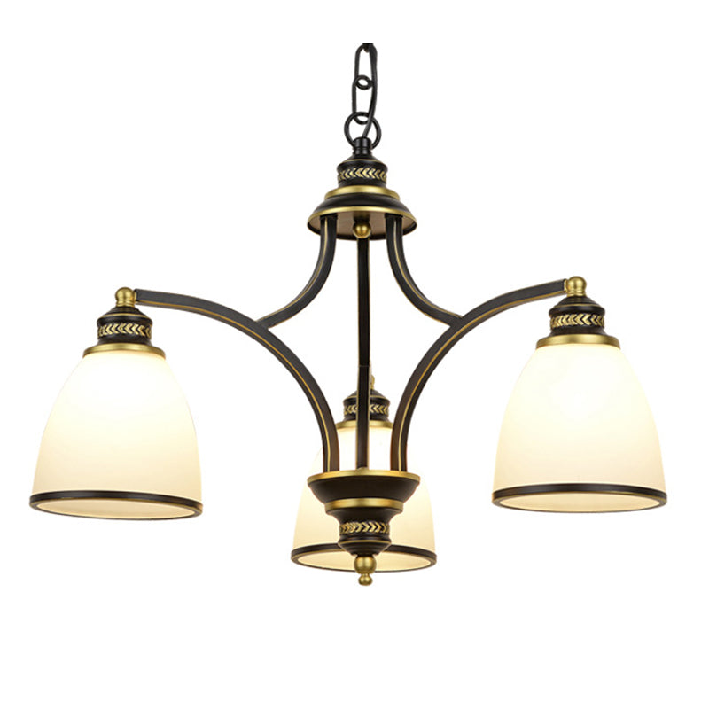 Sputnik Grosted Glass Chandelier Pendant Light Vintage Living Room Chandelier Lighting