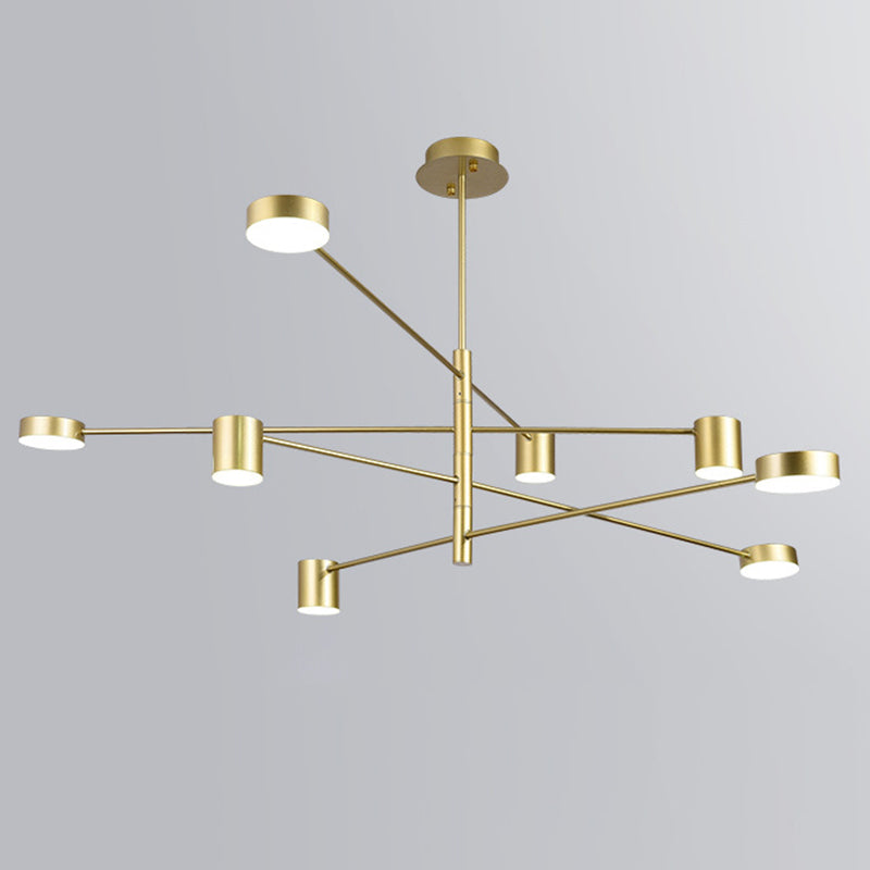 Apparecchio di illuminazione a sospensione a pendente dorato Specchio LEDELIE LEDELIER LADULIRE LAMO