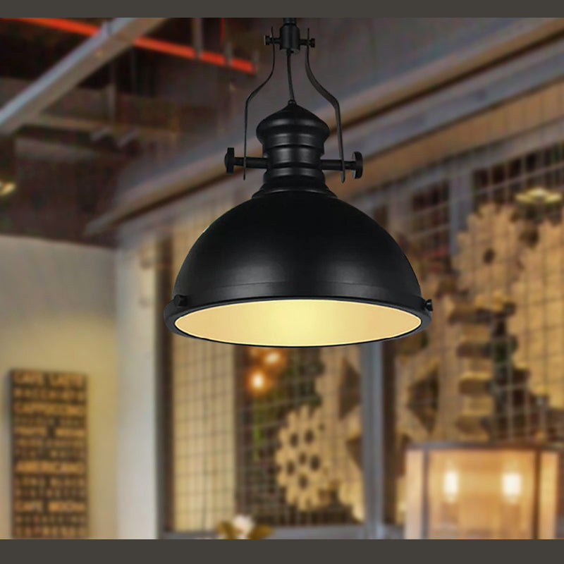 1-Light Swivel Joint Commercial Pendant Lighting Industrial Metal Ceiling Pendant Lamp for Living Room