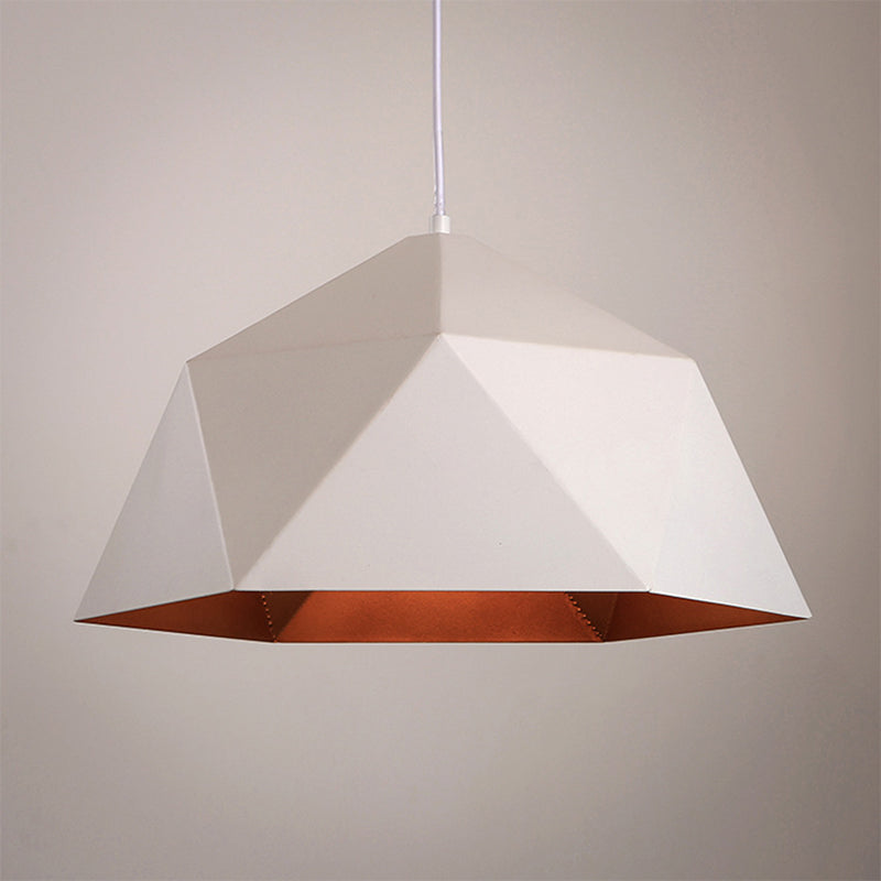 Modern Minimalist Style Geometric Pendant Lighting Fixtures Metal 1 Light Hanging Ceiling Light