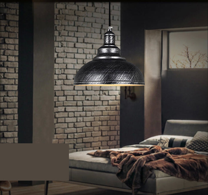 Industrial Barn Commercial Pendant Lighting Metal 1 Light Pendant Light Kit for Dinning Room