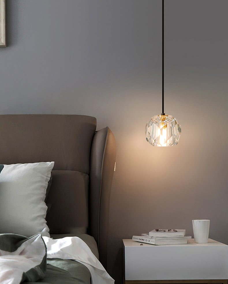 Moderner Luxusstil Hängsbeleuchtung mit einstellbarem Kabelkristall 1 Light Pendell Light Kit