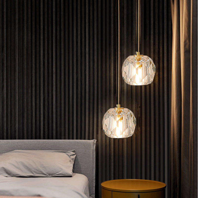 Modern Luxury Style Globe Hanging Pendant Lights Crystal Pendant Ceiling Lights for Dinning Room