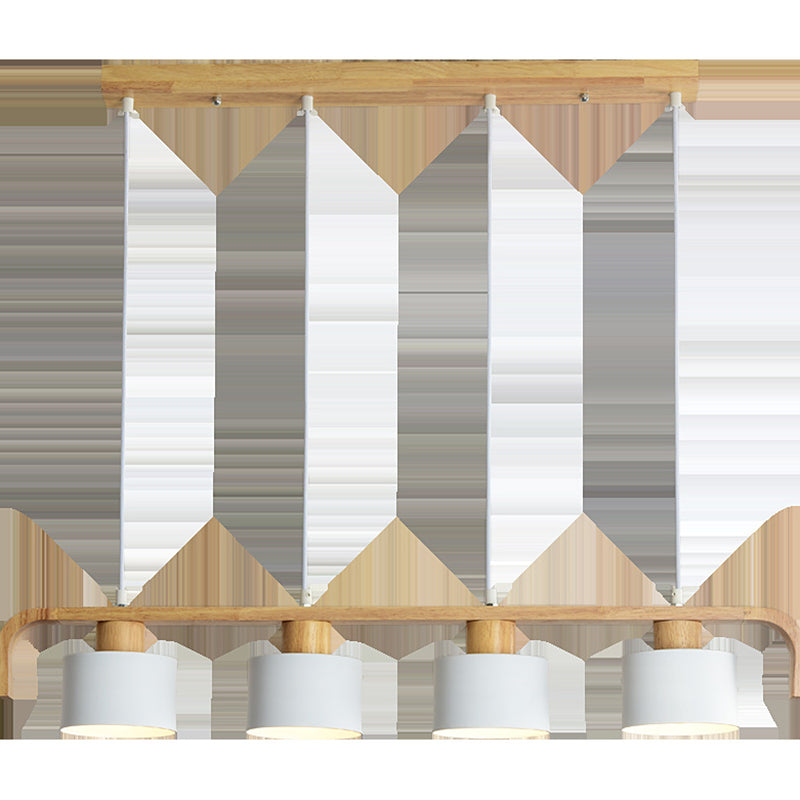 Couleur de plafond en bois de pendentif île moderne de la lumière intérieure de la pièce des macarons