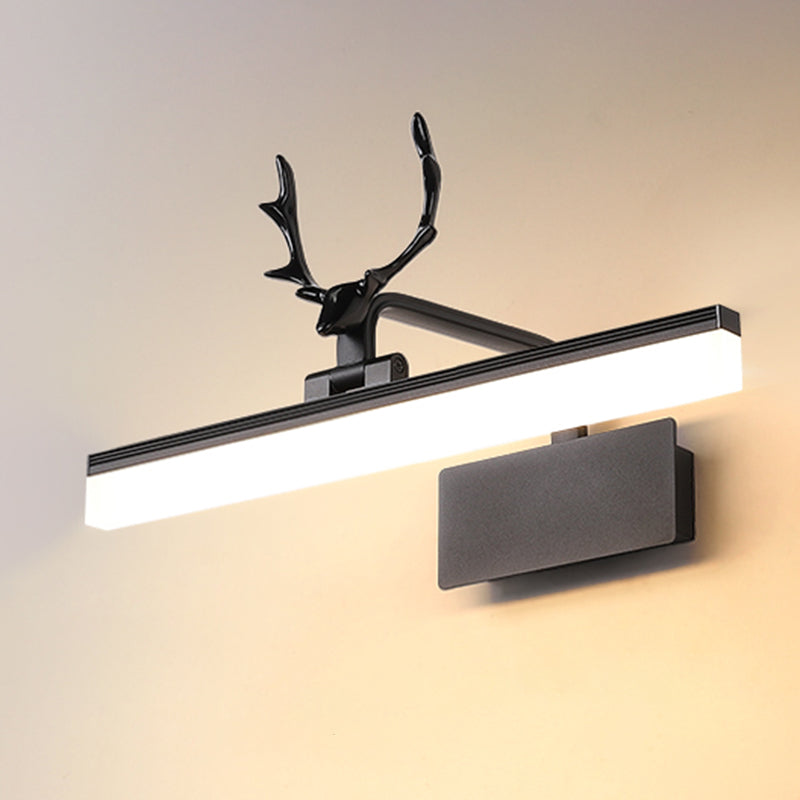 Modern Minimalist Style Linear Wall Mounted Vanity Lights Metal Vanity Sconce for Toilet