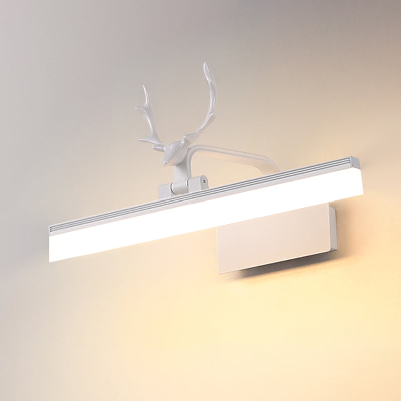 Modern Minimalist Style Linear Wall Mounted Vanity Lights Metal Vanity Sconce for Toilet