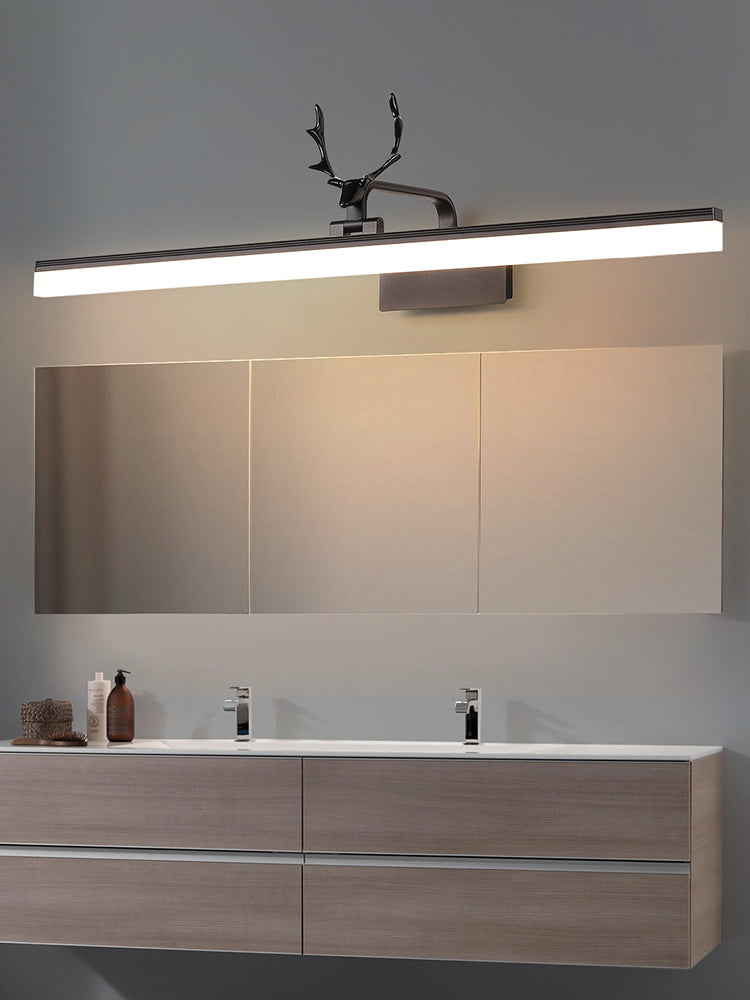 Modern Minimalist Style Linear Wall Mounted Vanity Lights Metal Vanity Sconce for Toilet