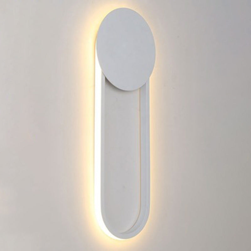 Geometric Line Design Minimalism LED Wall Lamp Post-modern Style Metal U-Shaped Sconce Lights