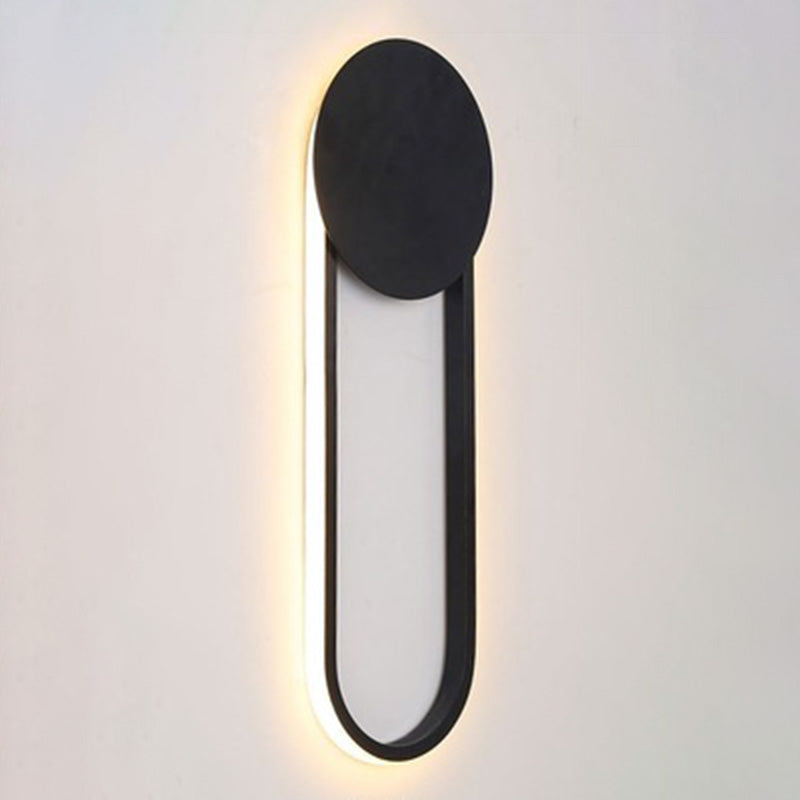 Geometric Line Design Minimalism LED Wall Lamp Post-modern Style Metal U-Shaped Sconce Lights