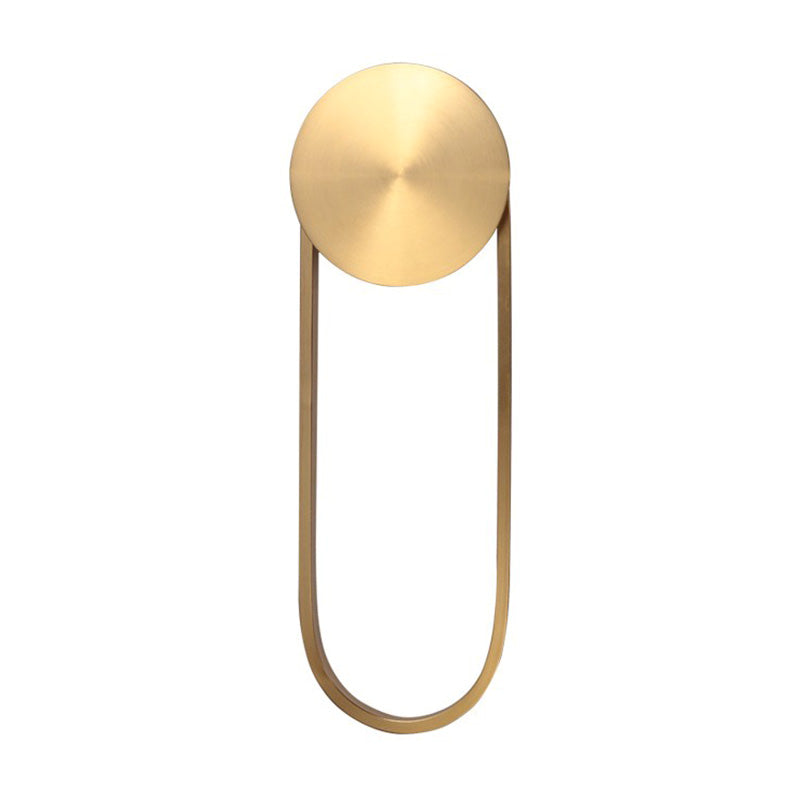 Geometric Line Design Minimalism LED Wall Lamp Post-modern Style Metal U-Shaped Sconce Lights