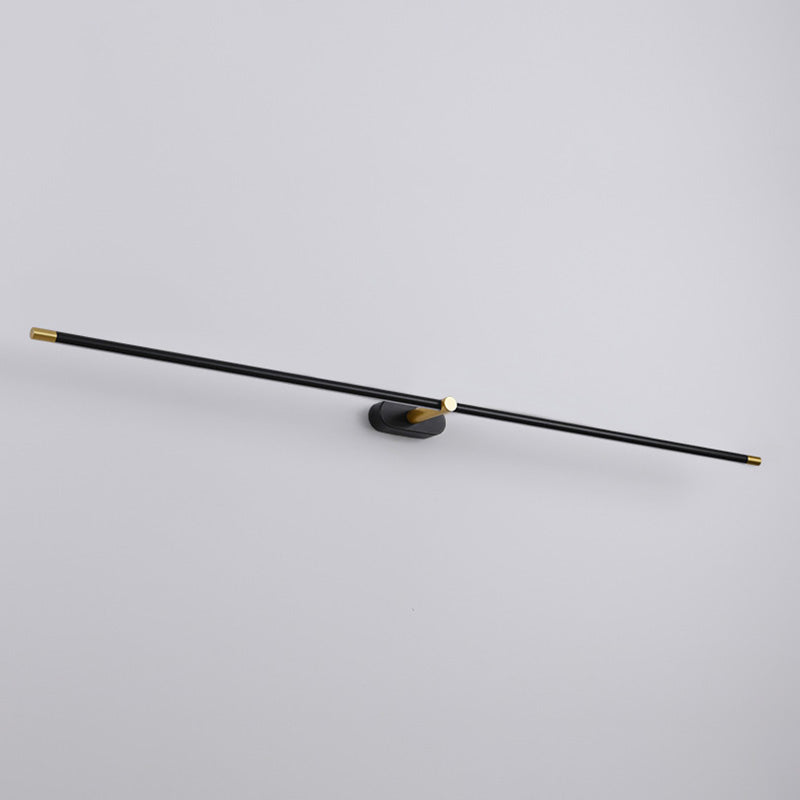 Lámparas de pared de tocador lineal de estilo minimalista moderno.