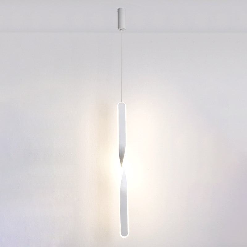 STANTE CONTEMPOURE LONG LED LED LEGGIO LIGHT APPLICAZIONE 23,6 "H ACRILICA + SIMPLICITÀ LAMPO DI PENDANTE PER CAMERA PER CAMERA