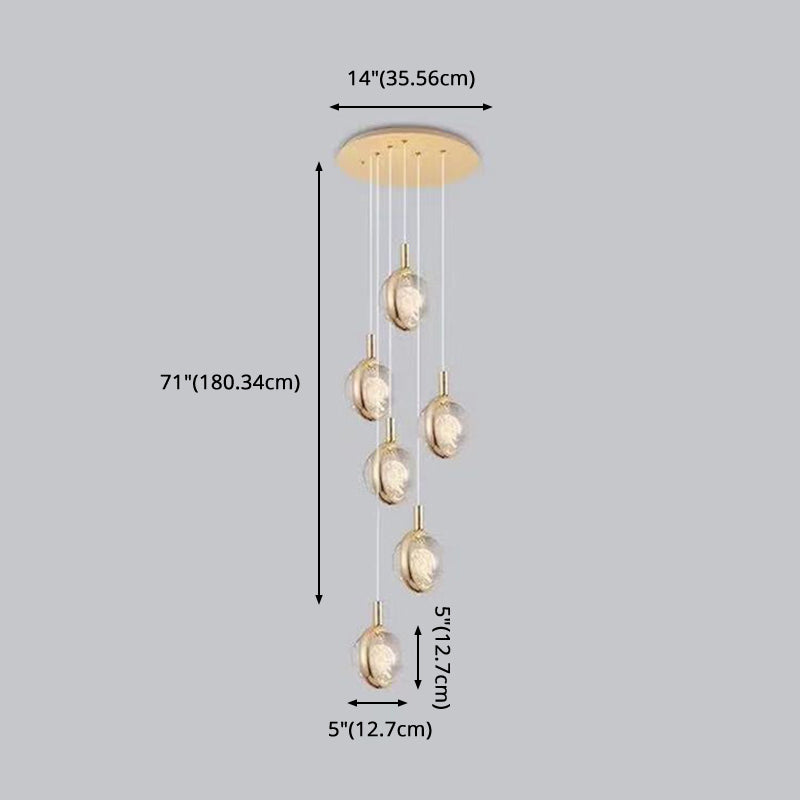 Kristall Löwenzahn Anhänger Leuchtenleuchte Einfachheit Gold LED Deckenlampe für Schlafzimmer