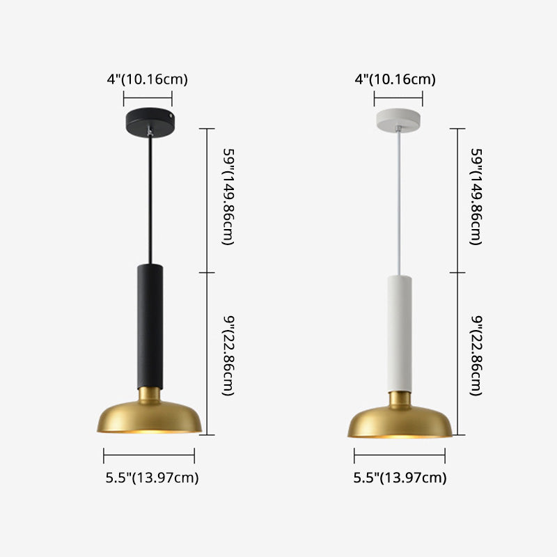 Taschenlampe geformte Esszimmer Deckenleuchte Metall 1-Licht postmoderner Pendellicht