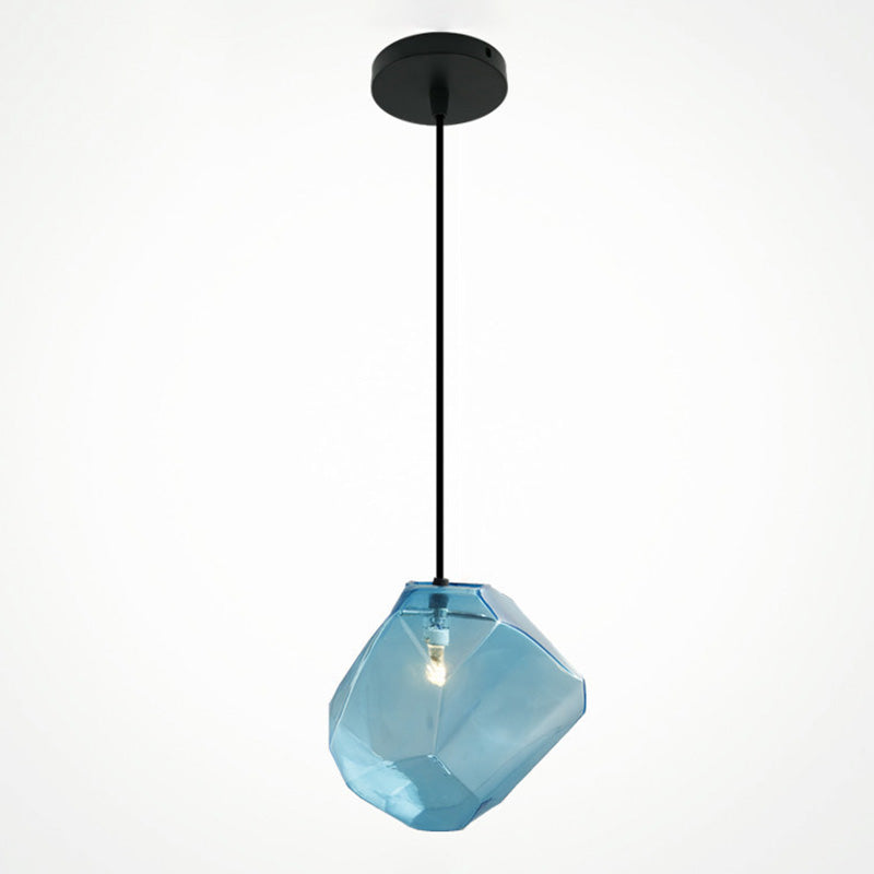 Verre en forme de pierre en option en option Lumière Lumière nordique Amélioration de l'éclairage de simplicité pour chambre à coucher