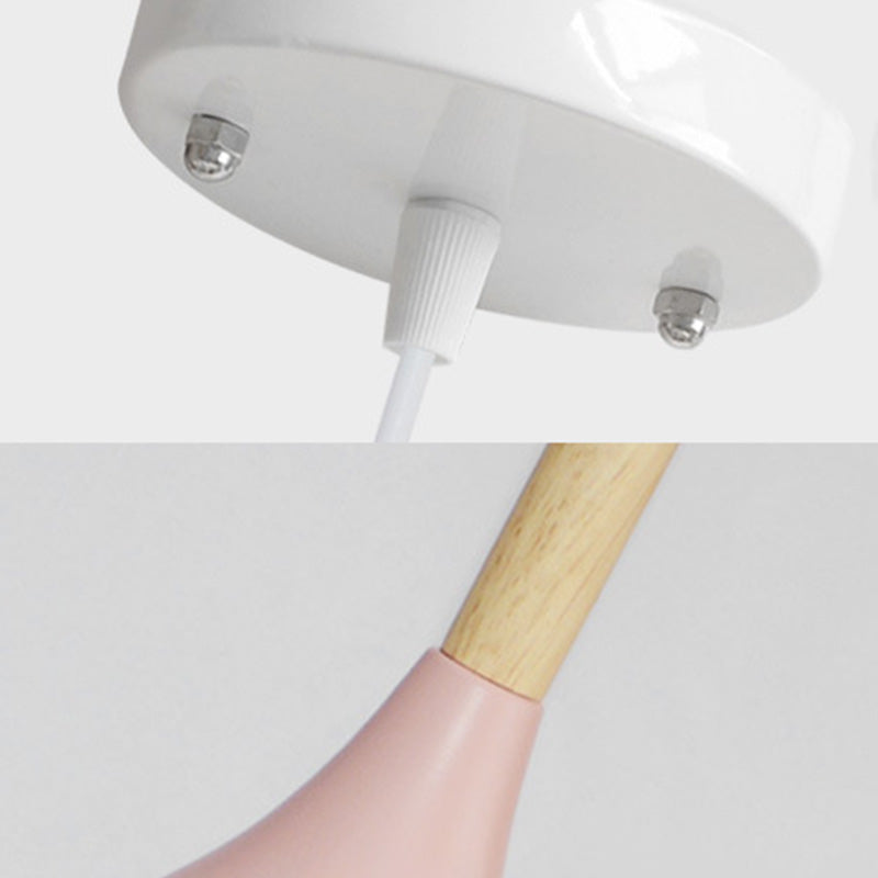 Macchine in stile Nordico MACHIGLIO IMPEGNI INCONTRO TERA IN METALE LAMPIO DI PENDANTE SINGOLO CON FILO SOSPENSIONE REGOLABILE 39,3 "