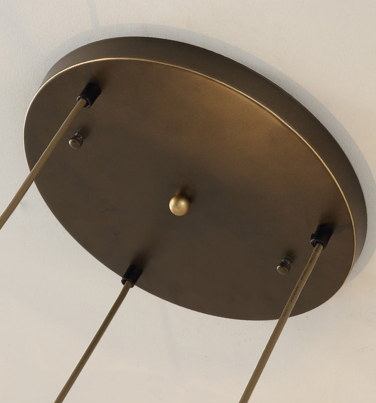 Modern Minimalist in stile Minimalista Drum Impiccing Luci a sospensione Crystal Clessing Sofril Light for Dining Room