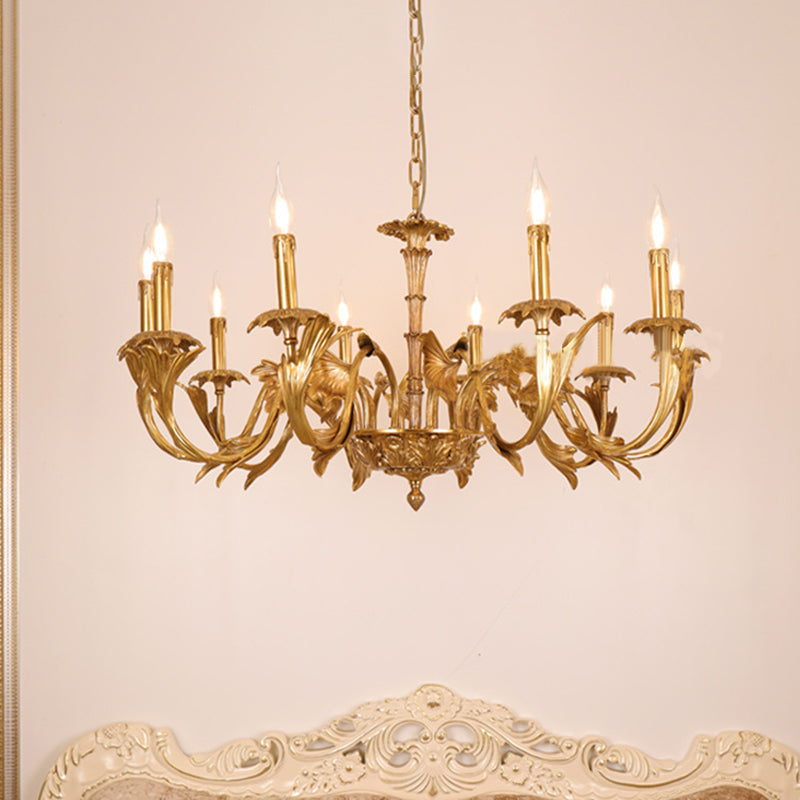 Candelabra lampadario in metallo lampade antichi soggiorno sospeso Apparecchio di illuminazione sospeso