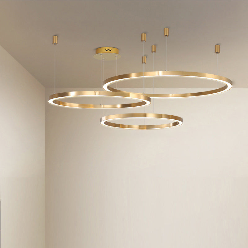 Orbiculaire metalen hanger verlichtingsarmaturen Minimale slaapkamerhangerverlichtingsarmaturen