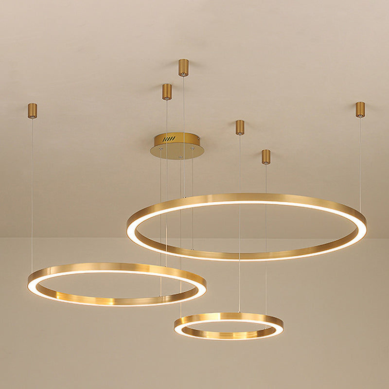 Orbiculaire metalen hanger verlichtingsarmaturen Minimale slaapkamerhangerverlichtingsarmaturen