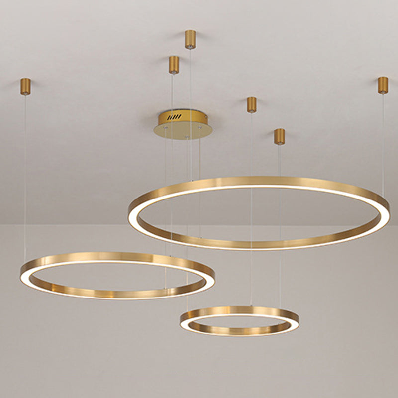 Orbiculaire metalen hanger verlichtingsarmaturen Minimale slaapkamerhangerverlichtingsarmaturen