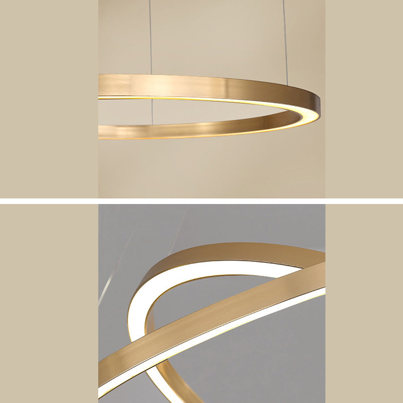 Orbiculaire metalen hanger verlichtingsarmaturen Minimale slaapkamerhangerverlichtingsarmaturen