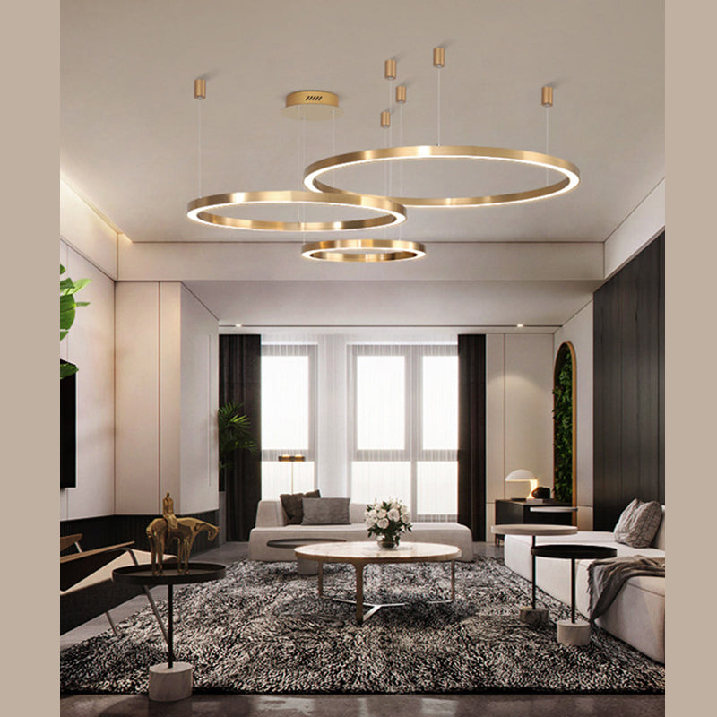 Orbiculaire metalen hanger verlichtingsarmaturen Minimale slaapkamerhangerverlichtingsarmaturen