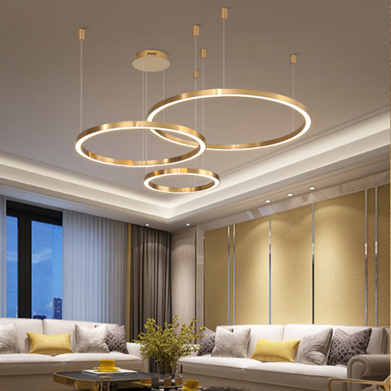 Orbiculaire metalen hanger verlichtingsarmaturen Minimale slaapkamerhangerverlichtingsarmaturen