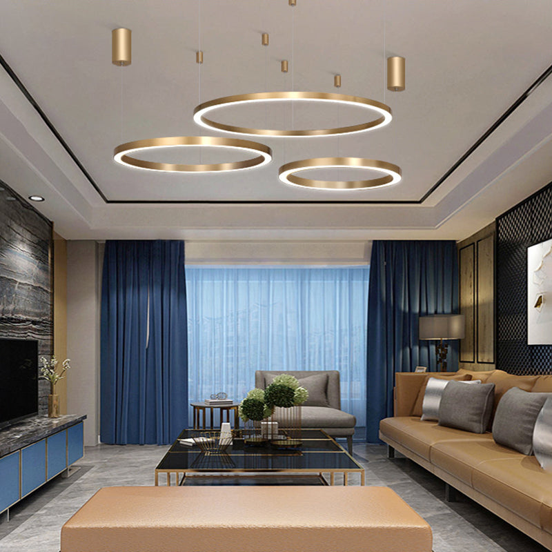 Orbiculaire metalen hanger verlichtingsarmaturen Minimale slaapkamerhangerverlichtingsarmaturen