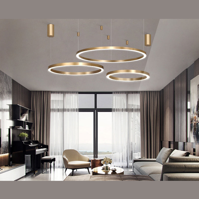 Orbiculaire metalen hanger verlichtingsarmaturen Minimale slaapkamerhangerverlichtingsarmaturen