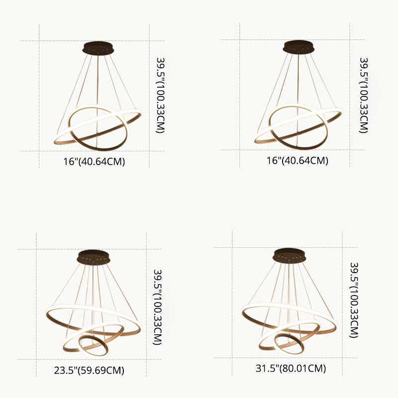 Orbiculaire metalen hanger verlichtingsarmaturen Noordse slaapkamer hanger verlichtingsarmaturen