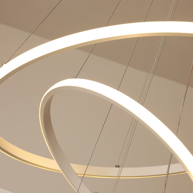 Rings Fissaggi di illuminazione a sospensione in metallo semplici apparecchi di illuminazione a sospensione camera da letto