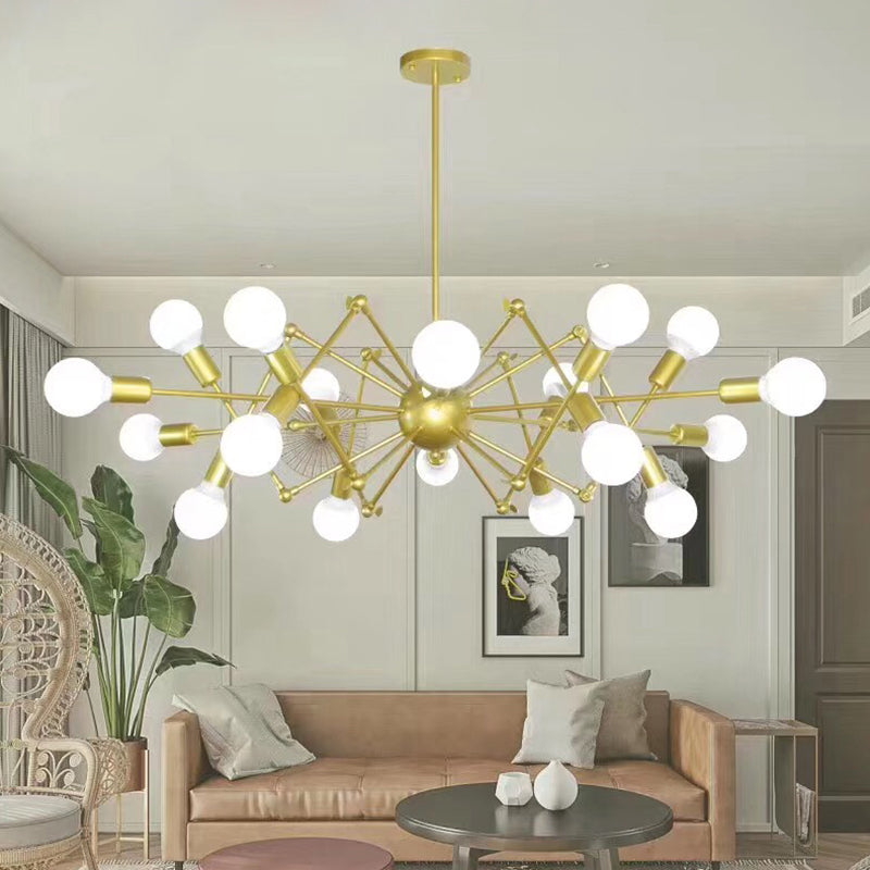 Spider Chandelier Light Fixture Industrial Metal Pendant Lighting for Restaurant