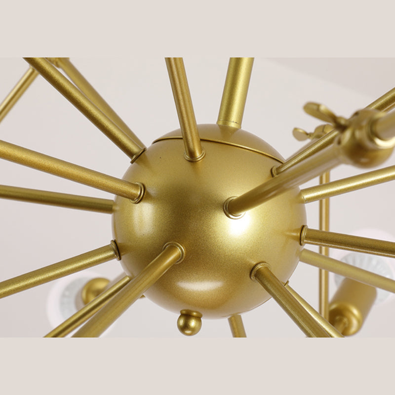 Spider Chandelier Light Fixture Industrial Metal Pendant Lighting for Restaurant