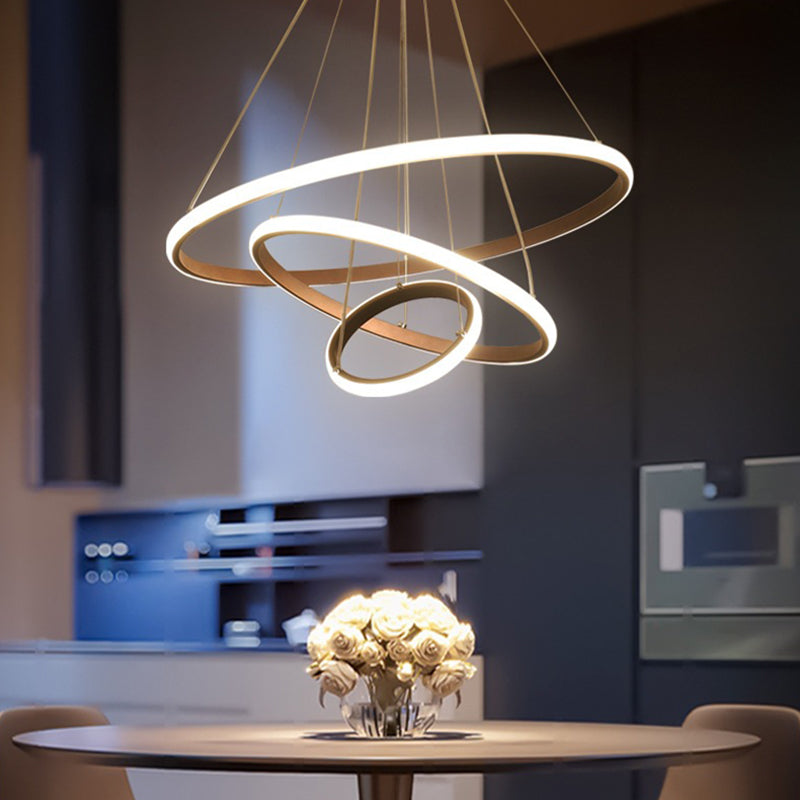 Abgestufte Metallanhänger Beleuchtungskörper moderne Wohnzimmerhänge Deckenleuchten