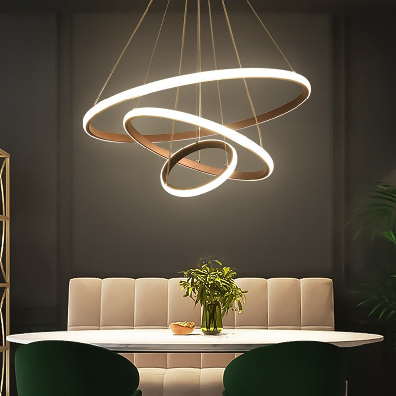 Abgestufte Metallanhänger Beleuchtungskörper moderne Wohnzimmerhänge Deckenleuchten