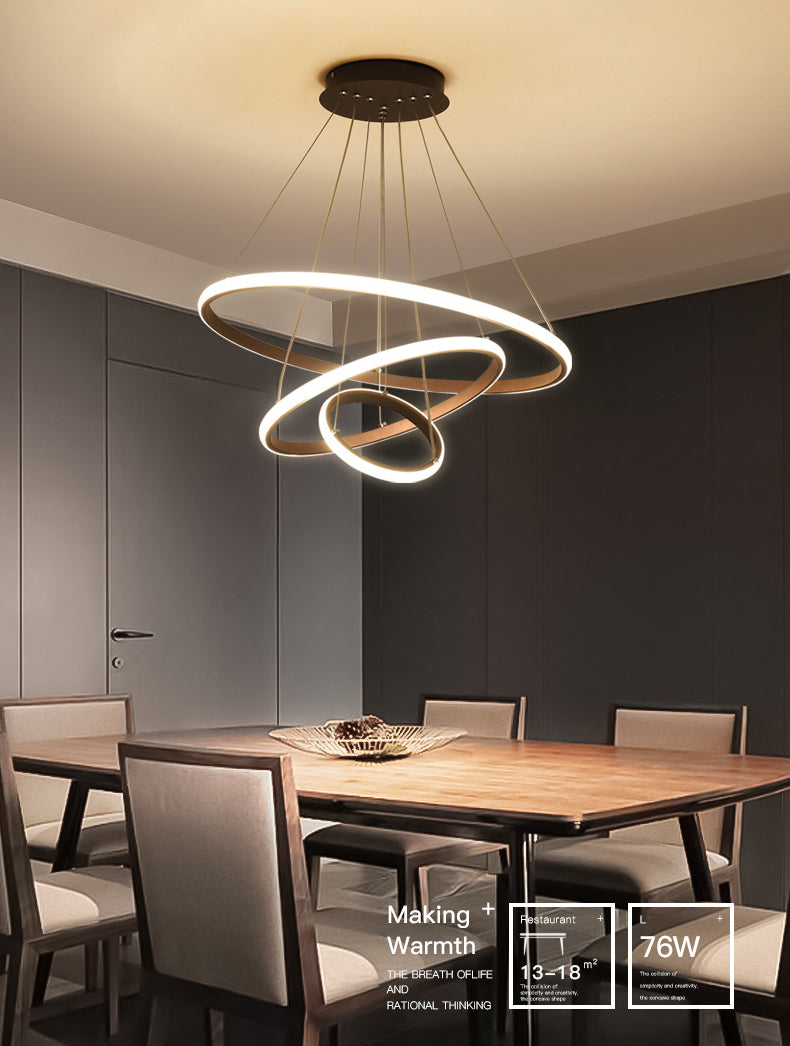 Abgestufte Metallanhänger Beleuchtungskörper moderne Wohnzimmerhänge Deckenleuchten