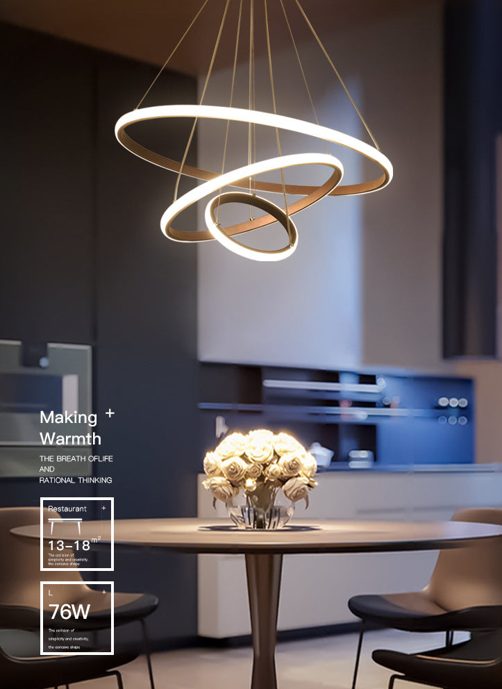 Abgestufte Metallanhänger Beleuchtungskörper moderne Wohnzimmerhänge Deckenleuchten