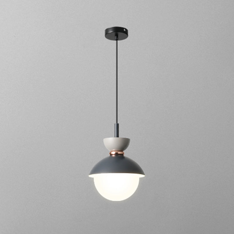 Estilo minimalista moderno Global Down Lighting Pending Metal 1 Luces de techo colgante de luz para dormitorio