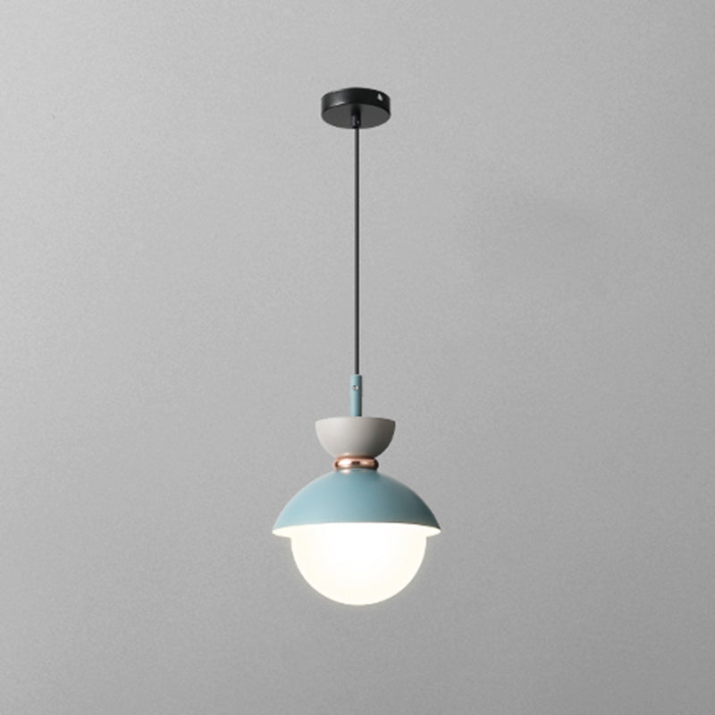 Estilo minimalista moderno Global Down Lighting Pending Metal 1 Luces de techo colgante de luz para dormitorio