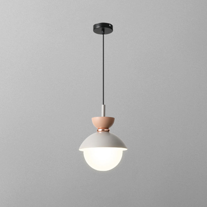 Estilo minimalista moderno Global Down Lighting Pending Metal 1 Luces de techo colgante de luz para dormitorio