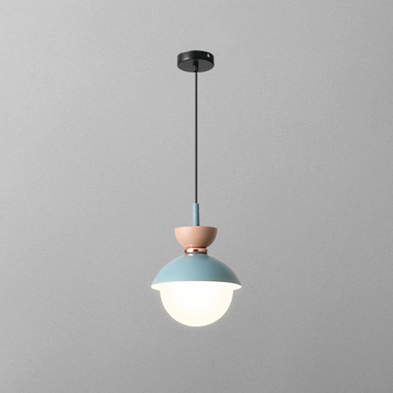 Estilo minimalista moderno Global Down Lighting Pending Metal 1 Luces de techo colgante de luz para dormitorio