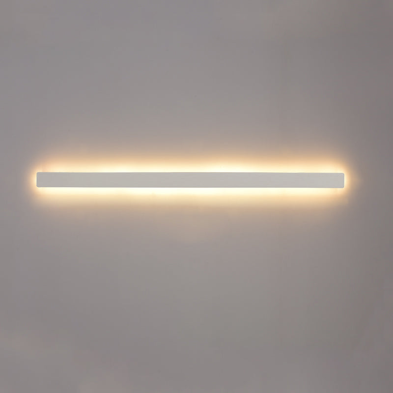 Moderno Minimalista Estilo lineal Luz montado en la pared lineal Discus de luz de pared de metal para sala de estar