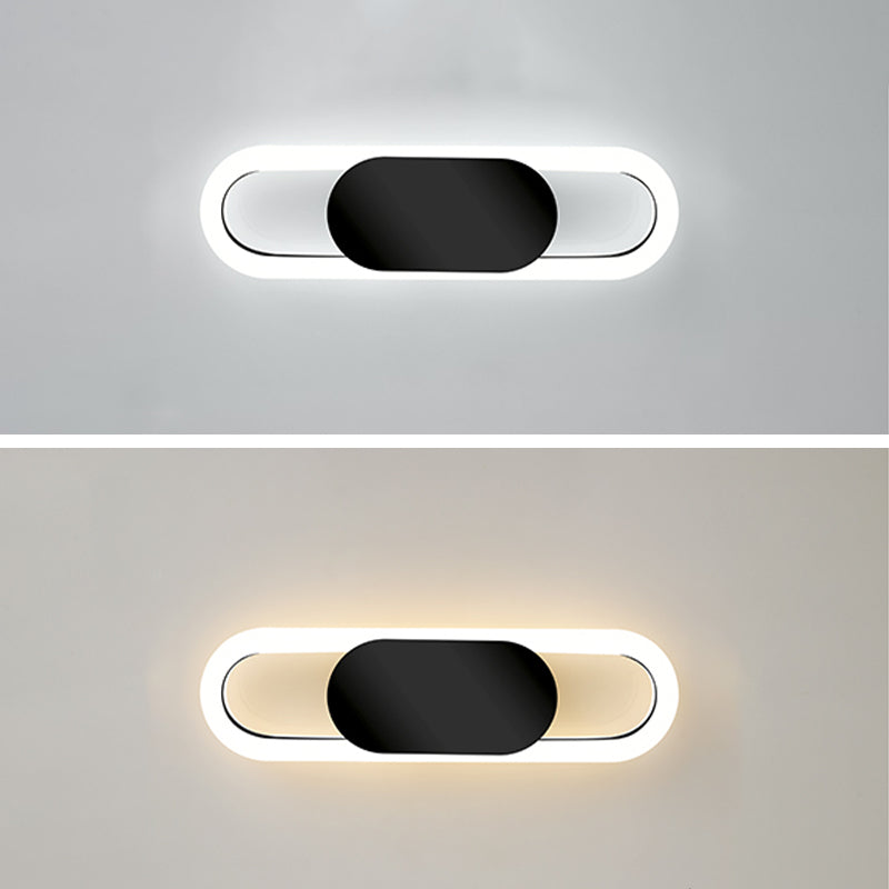 Modern Luxury Style Circular Sconce Light Fixtures Metal Wall Lighting Ideas for Bedroom