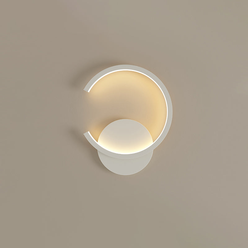 Modern Minimalist Style Regular Wall Mounted Light Fixture Metal 1 Light Wall Light Sconces for Living Room