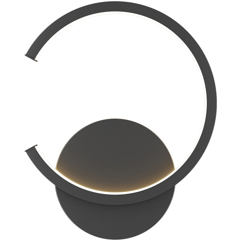 Modern Minimalist Style Regular Wall Mounted Light Fixture Metal 1 Light Wall Light Sconces for Living Room