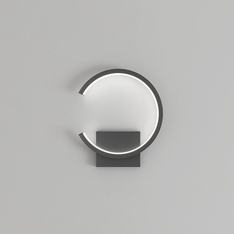 Modern Minimalist Style Regular Wall Mounted Light Fixture Metal 1 Light Wall Light Sconces for Living Room